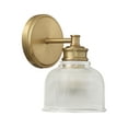 thumbnail image 2 of Trade Winds Addison 1-Light Wall Sconce in Natural Brass, 2 of 5