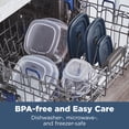 thumbnail image 5 of Rubbermaid Easy Find Lids Food Storage Containers with Vented Lids, 26 Piece Set, Blue, 5 of 6