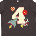 thumbnail image 4 of Inktastic 4th Birthday Outer Space Theme Boys or Girls Toddler T-Shirt, 4 of 5