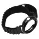 thumbnail image 3 of Correa de reloj tejida de nailon elástico con funda protectora de plástico apta para Google Pixel funda negra y negra, 3 of 10
