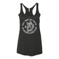 thumbnail image 2 of Wild Bobby Faith Hope & Love Three Things That Last Forever Inspirational/Christian Women Tri-Blend Racerback Tank Top, Vintage Black, Small, 2 of 6