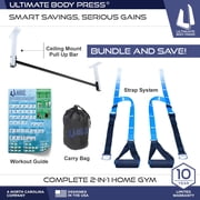 Ceiling Mount Pull Up Bar and Strap System