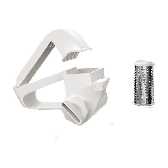 Rotary Cheese Grater with Effortless Hand Crank, Multi-Purpose Vegetable and Chocolate Shredder, Space-Saving Design, Easy to Clean, Durable Construction for Home Cooking and Culinary Enthusiasts