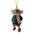 thumbnail image 1 of Clearance! Opossum Hanging Upside Down With Candy Cane Scarf Possum Christmas Tree Ornament Opossum Hanging Upside Down With Candy Cane Scarf Possum Christmas Tree Ornament, 1 of 6
