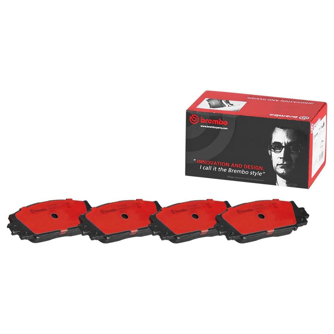 Brembo P83106N NAO BRAKE PADS Fits select: 2010-2017 TOYOTA PRIUS, 2011-2017 LEXUS CT 200