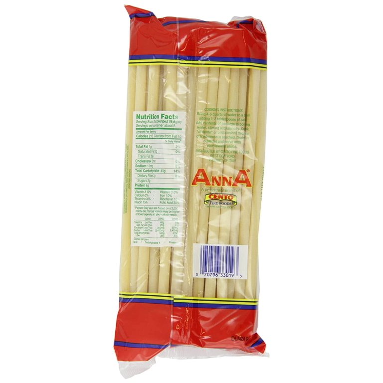 Long Ziti Pasta #19 (Anna) CASE (12 x 1 lb)-DISC - Walmart.com
