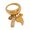 7 Gold, variant on Handmade Casting Rings with Natural Stone Elegant Stainless Steel Finger Rings Charm Featuring Waterdrop Tassels Designs