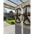 thumbnail image 3 of nqOlkjepod Outdoor Curtains for Patio Waterproof, Rustic Star Brown Outdoor Privacy Panels Grommet, Retro Country Farmhouse Aesthetic Blackout Outside Curtains for Porch/Cabana 54"x95", 2 Panels, 3 of 8