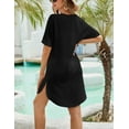 thumbnail image 5 of Bsubseach Cover Up for Swimwear Women Short Sleeve Casual Dress Swim Coverup Beachwear, 5 of 7