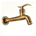 thumbnail image 3 of Antique Brass Bibcock, Outdoor Faucet, Brass Decorative Garden Tap/washing Machine Water Mixer Tap Free Shipping, 3 of 6