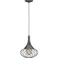 thumbnail image 2 of Volume Lighting  1-Light Indoor Black Hanging Mini Pendant, 2 of 2