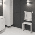 thumbnail image 3 of DAX Acrilyc Shower Stool, Matte Black, 3 of 5