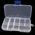 thumbnail image 3 of Clear Plastic 9 Compartments Screws Electronic Parts Storage Box Case, 3 of 3