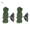 thumbnail image 4 of LJNYFDC Camp Rope Adjustable Tent Ropes High Density Windproof Reflective Nylon Non Slip Canopy Rope with Buckle for Outdoor Activity 2/4/6 Roll 5m, 4 of 7