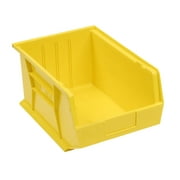 Plastic Storage Bin - Parts Storage Bin, 11 x 16 x 8, Yellow, Lot of 4