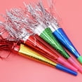 thumbnail image 4 of 30PCS Party Blowout Metallic Fringed Party Noisemaker Party Whistle Party Favor, 4 of 10