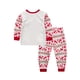 thumbnail image 3 of Pijamas De Estilo Navideño De 2 Piezas Para Niños, Conjunto De Top Y Pantalones De Manga Larga, Ropa De Salón Con Estampado De Duende De Dibujos Animados, Conjunto De Pijama Casual Cómodo, Ropa De Niñ, 3 of 4