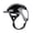 Black, variant on Lightweight Pet Protective Breathable Foam Padded Headgear Adjustable Ear Cutout Safety Head Cover for Extra Small Dog Cat Riding Training Outdoor Walks Hot Pink - S