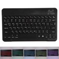 thumbnail image 3 of Keyboard, RGB Backlight Portable 10in Fast Typing Non-slip Keyboard Panel Computer Keyboard  For Tablets For Smartphones For Laptops Black, 3 of 8