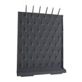 thumbnail image 2 of INTBUYING Drying Rack Laboratory Glassware Wall-Mount Glassware Drying Rack 52 Detachable Pegs Lab Drying Draining Rack Cleaning Equipment Black, 2 of 7