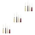thumbnail image 3 of Justharion Pack of 4 Handheld Tool Compact Size Long Handle Handily Gripped Punching Awls Rustproof Craftsmanship Dressmaker Accessories 3Set, 3 of 6
