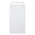 thumbnail image 6 of 3 Drawer Locking Metal File Cabinet w/ Top Shelf in White, 6 of 10