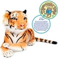 thumbnail image 2 of Arrow the Tiger - Squeeze Me! | 17 Inch Stuffed Animal Plush | By TigerHart Toys, 2 of 6