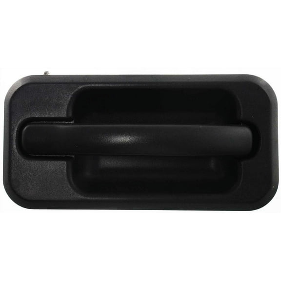 Exterior Door Handle Compatible with 2003-2009 Hummer H2 Rear, Passenger Side Textured Black