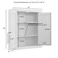thumbnail image 2 of Pemberley Row MDF Navy Wall Mounted Storage Cabinet Rectangular Classic Design, 2 of 13