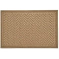 thumbnail image 3 of Front Door Mat, Rubber Mat, 2-Pack Indoor Outdoor Rug, Easy Clean Doormat, Welcome Mat, Non-Slip Entryway Rug for Patio, Garage, Waterproof, Low Profile, 24x35, Natural, Chevron, 3 of 4