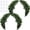 Style A, variant on 5FT Christmas Mirror Cedar Garland Artificial Cedar Swag Greenery Vines with Adhesive Hooks Real Touch Winter Pine Branch Frame Decoration for Holiday Home Xmas Decor