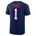 thumbnail image 3 of Men's Navy Arizona Wildcats Father's Day #1 Dad T-Shirt, 3 of 3
