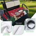 thumbnail image 5 of Golf Cart Seat Covers for 2 Seater,Red Christmas Soft Microfiber Cart Seat Towel Blanket,Snowman Winter Snowflake Xmas Tree Absorbent Breathable Non Slip Bench Seats Protector for Golf Course 51"x31", 5 of 9