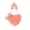 Watermelon Red, variant on Heart Shaped Furry Crossbody Bag for Women, Soft Faux Fur Handbag with Detachable Chain Strap, Fashionable Cute Purse for Daily Use Parties and Holidays, Lovely Gift for Girls, 9.8*7.9in, White