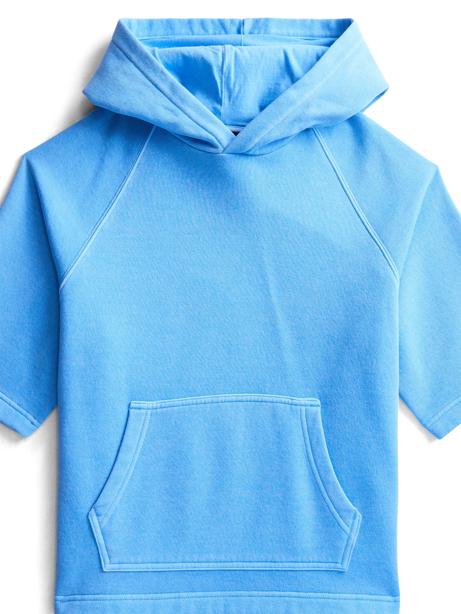 Weekend Academy Boys Fleece Hoodie with Short Sleeves, Sizes 4-18