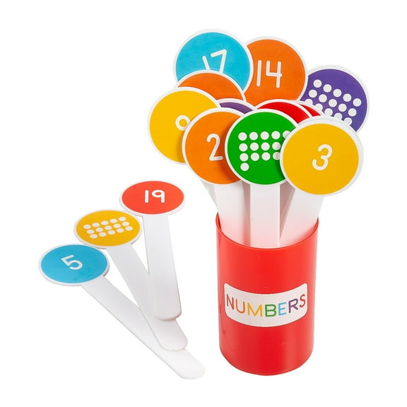 Fun Express Number Wands - 21 Pc