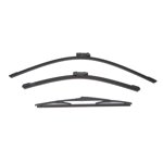 Windshield Wipers, Noise Reduction 3Pcs Windshield Wiper Blades Anti Crack  for Car
