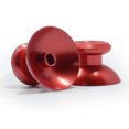 thumbnail image 2 of YUNDAP 2pcs Grip Stick for PS4 Xbox One Game System Controller Universal Metal Mushroom Rocker Cap Red, 2 of 8