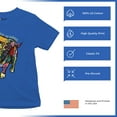 thumbnail image 4 of Tee Hunt Dean Russo Pit Bull Youth T-Shirt Dog Paw Some Angels Have Fur Kids, Blue, Small, 4 of 5