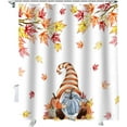 thumbnail image 2 of Eucalyptus Leaves Shower Curtain Red Eucalyptus Leaf Flower Shower Curtains for Bathroom Decor Vases Floral Shower Curtain Sets with Hooks Waterproof Fabric Bath Curtain Standard 72" X 72", 2 of 6