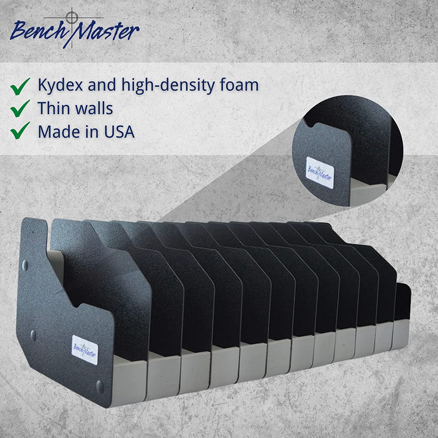 BenchMaster BMWRM112 WeaponRac Twelve Pistol Rack WeaponRac Twelve Pistol Rack