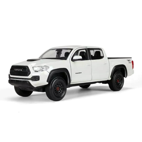 2023 Toyota Tacoma TRD PRO Pickup Truck, White - Maisto 32910WT - 1/27 Scale Diecast Model Car