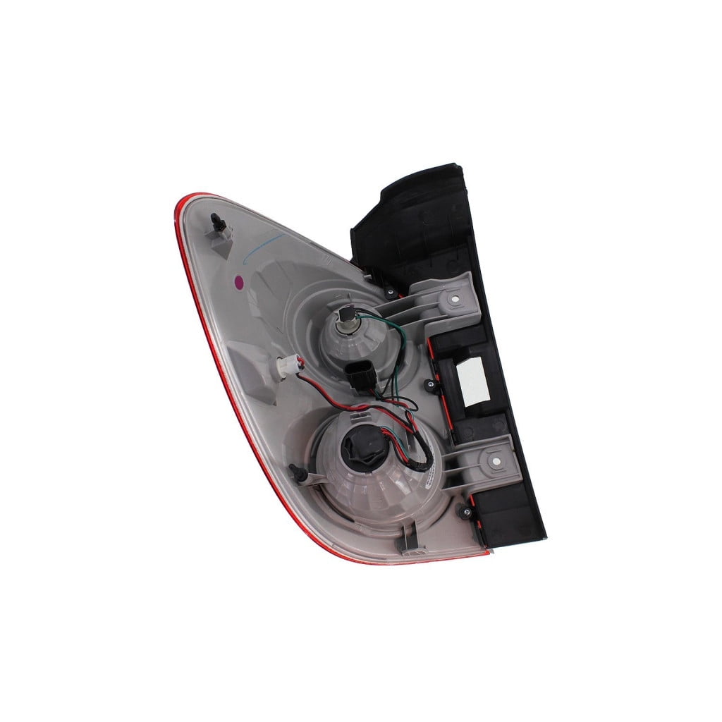 KarParts360 For Chevy Equinox 2010 11 12 13 14 2015 Tail Light Driver & Passenger Side | Pair CAPA | Chrome Red/Clear lens | GM2800242, GM2800242C, GM2801242, GM2801242C | 23267748, 22759317