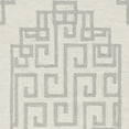 thumbnail image 3 of 9'x12' Ivory Grey Hand Tufted Bordered Greek Key Indoor Area Rug, 3 of 3