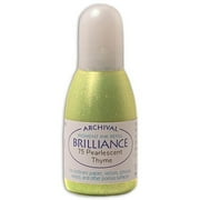 Tsukineko Brilliance Pearlescent Thyme Ink Refill