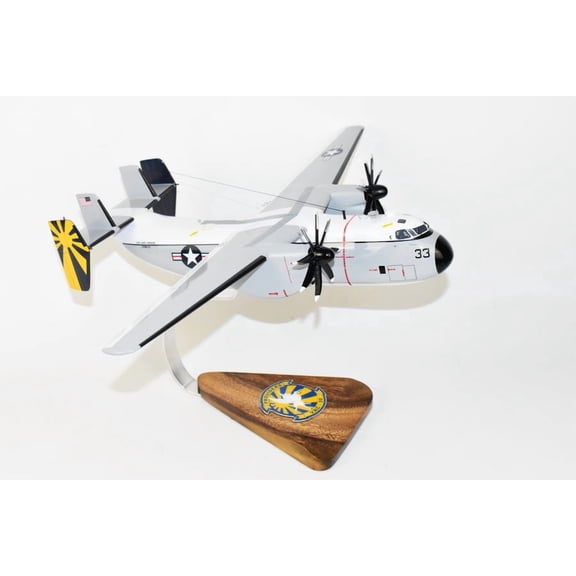 VRC-30 Providers C-2A Greyhound Model, 1/54th Scale, Mahogany, Navy, COD