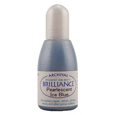Tsukineko  Brilliance Pearl Ice Blue Ink Refill