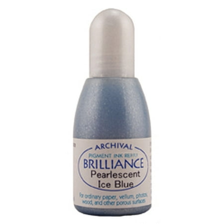 Tsukineko Brilliance Pearl Ice Blue Ink Refill