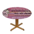 thumbnail image 3 of WYYP 2 2 Round Table Cover 100% Polyester Fiber for Picnic Dining Kitchen Farmhouse White, 3 of 8