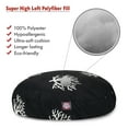 thumbnail image 2 of Majestic Pet | Coral Round Pet Bed For Dogs, Removable Cover, Black, Small, 2 of 5